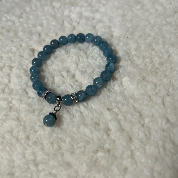 Bracelet 8mm Aquamarine - Picture 6 of 8